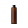 Round Skincare Packaging 8 oz PET Plastic Bottle White Screw Cap Pump Sprayer for Lotion Shampoo Cosmetic Packaging Container