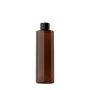 Round Skincare Packaging 8 oz PET Plastic Bottle White Screw Cap Pump Sprayer for Lotion Shampoo Cosmetic Packaging Container