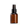 Amber Plastic Spray Bottle Lotion Round Shoulder 50ml Skin Care Lotion Bottle Luxury Brown Full Cover Cosmetic Bottle with Pump