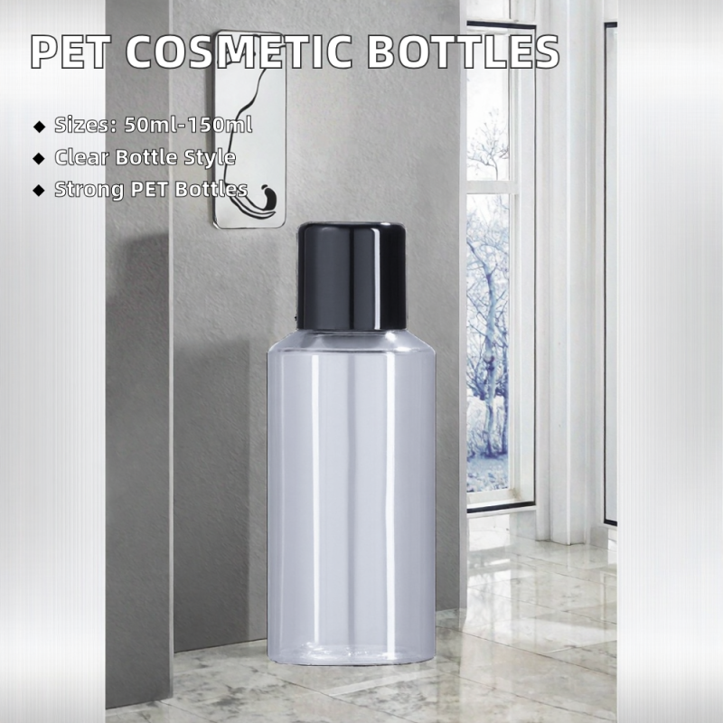 Elegant 100ml Fine Mist Spray Plastic Bottle Refillable Cosmetic Packaging Container Portable clear Perfume Sprayer for Skincare