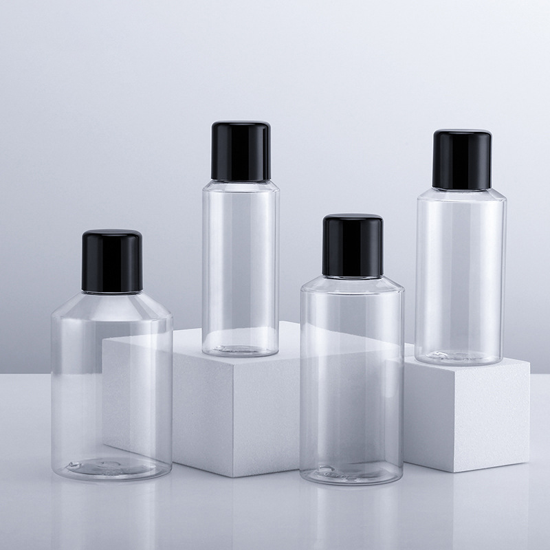 Elegant 100ml Fine Mist Spray Plastic Bottle Refillable Cosmetic Packaging Container Portable clear Perfume Sprayer for Skincare