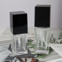 Cosmetic Liquid Foundation  Bottle 30ml clear Cream Lotion Glass Bottle with Pump