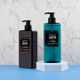 Wholesale Rectangular Pet 16oz Empty Cosmetic Black Plastic Lotion Pump Bottle 500 ml for Shampoo