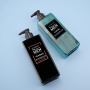 Wholesale Rectangular Pet 16oz Empty Cosmetic Black Plastic Lotion Pump Bottle 500 ml for Shampoo