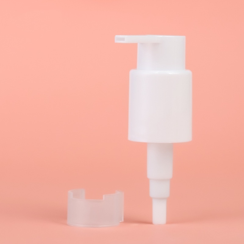 High Quality Flat Shoulder Empty PET Clear White Refillable Plastic Lotion with Pump Bottles for Skincare