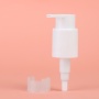 High Quality Flat Shoulder Empty PET Clear White Refillable Plastic Lotion with Pump Bottles for Skincare