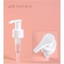 High Quality Flat Shoulder Empty PET Clear White Refillable Plastic Lotion with Pump Bottles for Skincare