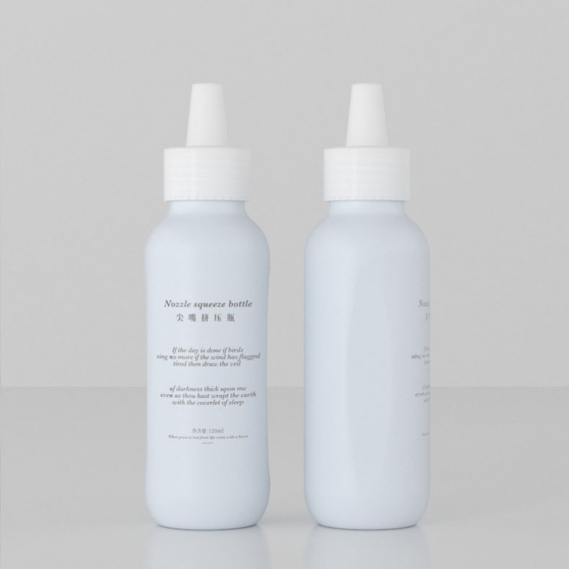 Wholesale 2025 White PP Soft Touch Plastic Squeeze Bottles Hair Oil Lotion Gel Squeezable Containers