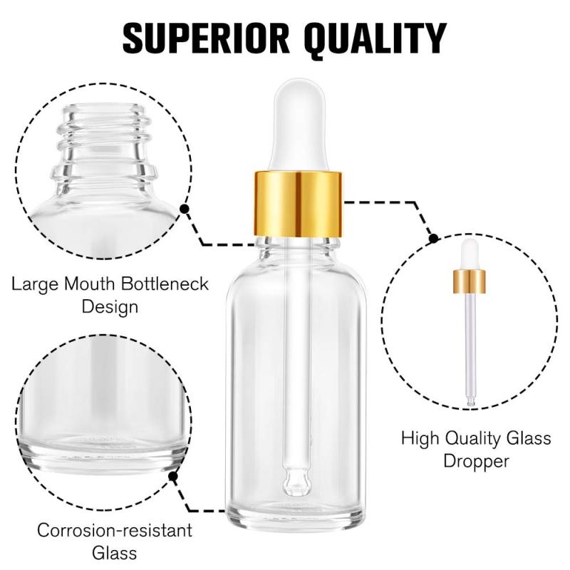 Wholesale Cosmetic Empty Hair Oil Bottles Packaging Customized Private Label Essential Oil Glass Bottle for Hair Oil