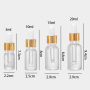 Wholesale Cosmetic Empty Hair Oil Bottles Packaging Customized Private Label Essential Oil Glass Bottle for Hair Oil