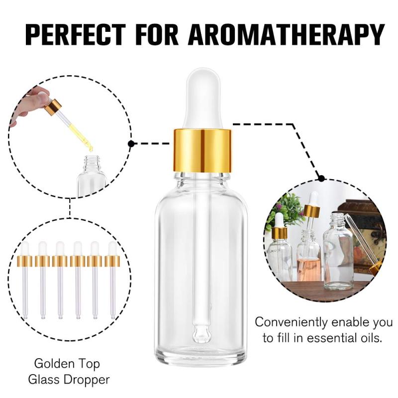 Wholesale Cosmetic Empty Hair Oil Bottles Packaging Customized Private Label Essential Oil Glass Bottle for Hair Oil