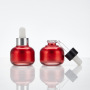 20 ml Red Essential Oil Bottle Luxury Dropper Essence Sample Empty Essential Oil Glass Bottle Dropper Round Glue Head