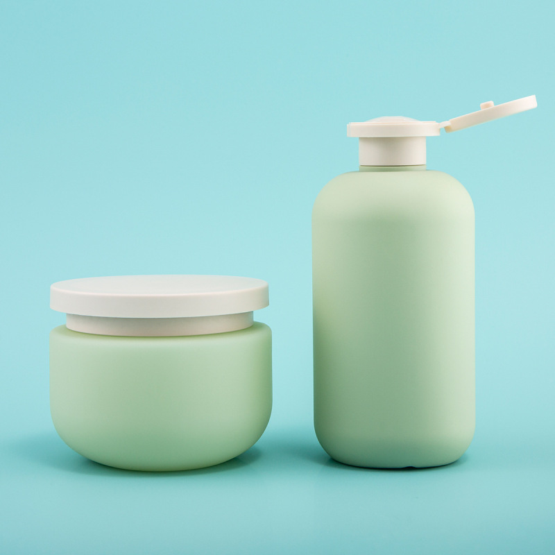 Body Lotion Bottle Shampoo 500ml Avocado Green Lotion Bottle Lotion Squeeze Bottle