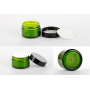 50g Pet Black Lids Empty Cosmetic Wide Mouth Plastic Cream Jars PET Plastic Cream Jar Cosmetic Packaging Skincare Containers