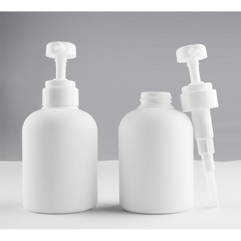 Sunshine Wholesale 300 ml Custom Lotion Bottle Double Emulsion Dispenser Bottle Soft Touch Empty Plastic Bottle