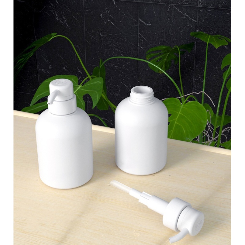 Sunshine Wholesale 300 ml Custom Lotion Bottle Double Emulsion Dispenser Bottle Soft Touch Empty Plastic Bottle