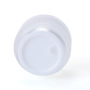15ml 20ml Cosmetic Jar 30ml 50ml matte clear Empty Glass Cosmetic Cream Jar frosted with Rose Gold Cap