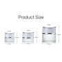 Wholesale Frosted Glass Cosmetic Cream Jars with Plastic Lid 15g 30g 50g Skincare Face Cream Jars for Skin Care and Eye Cream
