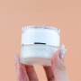 Wholesale Frosted Glass Cosmetic Cream Jars with Plastic Lid 15g 30g 50g Skincare Face Cream Jars for Skin Care and Eye Cream