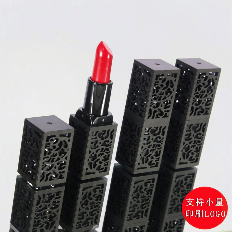 Square Shaped Lip Gloss Container 3.5g Capacity Empty Cosmetic Lipstick Bottle Packaging