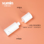 Eco Friendly Lotion Bottle PP Airless Cosmetic Bottle 30ml 50ml Matte White Matte Black Crimp Neck Vacuum Container for Skincare