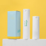 Eco Friendly Lotion Bottle PP Airless Cosmetic Bottle 30ml 50ml Matte White Matte Black Crimp Neck Vacuum Container for Skincare
