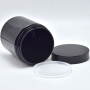 PET Plastic Cosmeticjar Cleansing Cream Gloss Black Jar