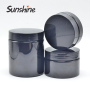 PET Plastic Cosmeticjar Cleansing Cream Gloss Black Jar