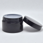 PET Plastic Cosmeticjar Cleansing Cream Gloss Black Jar