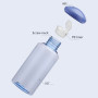 Empty Pet Custom Cosmetic Hydrosol Lotion Bottle With Slant Shoulder and Mushroom Shape Screw Cap