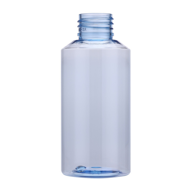Empty Pet Custom Cosmetic Hydrosol Lotion Bottle With Slant Shoulder and Mushroom Shape Screw Cap