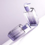 OEM/ODM Accepted 5oz Luxury Glass Body Oil Bottle with Pump for Skin Care Flat Shape Skincare Packaging for Face Cream