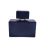 New Style Fashion Design Cosmetic square Perfume Glass Bottle with Wood Parts