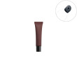 Chocolate color tube+slant black lipbalm head+black cap