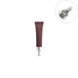 Chocolate color tube+silver eye cream head