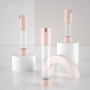 Luxury 15ml Airless Cosmetic Bottle with Lids Customized Plastic Refillable Subpackage for Lotion