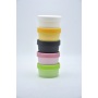 September Quick Shipping 50G 100G 200G White Black Yellow pink Green Plastic PP Jar for Cream Mask Body Lotion Scrub Bath Salts