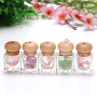 6ml Empty Wooden Cap Car Diffuser Perfume Bottle