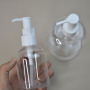 cosmetics containers 150ml 300ml plastic lotion bottle pump clear empty shampoo bottles Hand sanitizer bottle gold silver pump