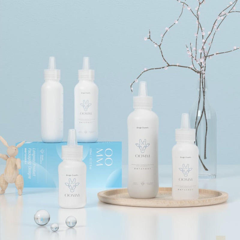 Refillable PP Plastic Skincare Cosmetic Packaging Squeeze Oil Bottle with Twist Cap for Lotion Convenient and Sealed