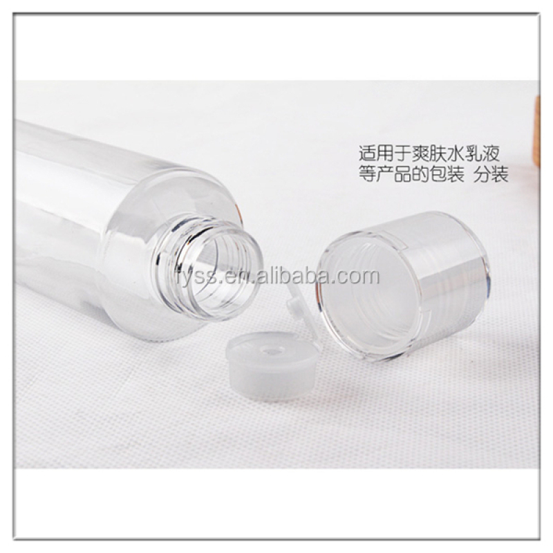 Beauty Cosmetic 100 ml PET Plastic Lotion Skin Care Cream Bottles