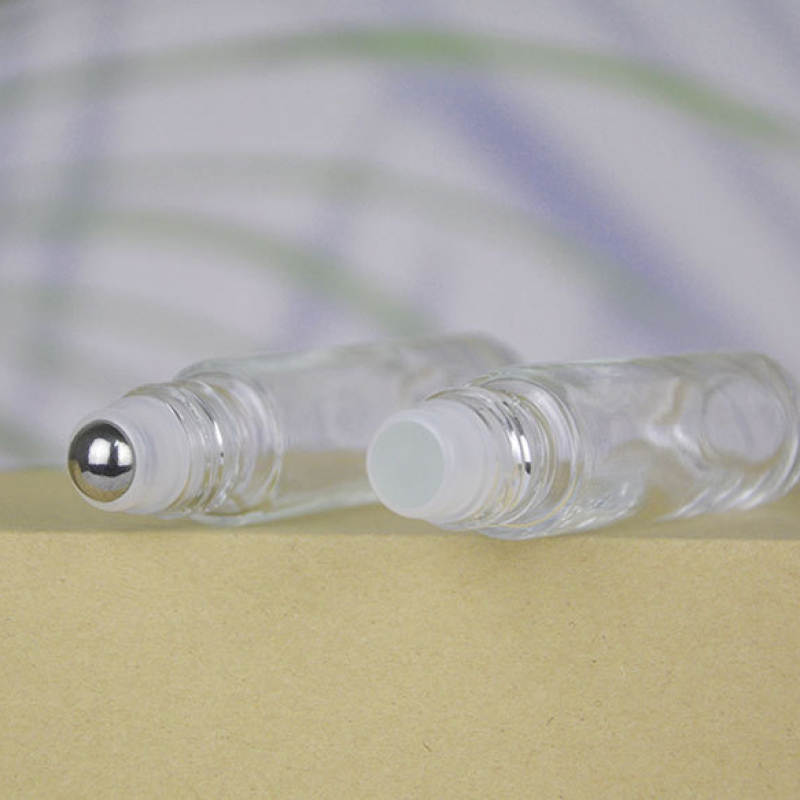Empty Small Cosmetic Packaging Glass Oil Bottle Roller Bottles 10ml for Essential Oils