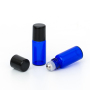 12pcs Empty Essential Oil 3ml Attar Roller Ball Bottles Amber Color Roll on Perfume Oil Bottle Packaging with Box