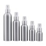 Silvery Aluminum Bottle Mist Spray Strong Usage Metal Bottle Aluminum Spray Bottle With Pump