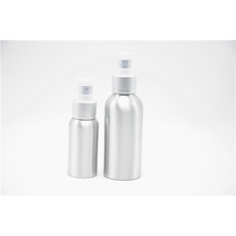 Silvery Aluminum Bottle Mist Spray Strong Usage Metal Bottle Aluminum Spray Bottle With Pump
