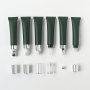 15g 15ml Matte Green Luxury Lip Gloss Foundation Plastic Tube Screw Cap Screen Printing Custom Logo Cosmetic Squeeze Tube