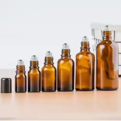 Skincare Packaging 10ml Roll on Glass Bottle 20ml 30ml Essential Oil Serum Roller Bottles Oil Roller Ball Glass Bottles 30ml