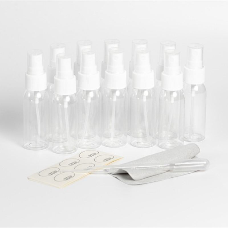 Hair Spray Bottle 50ML Clear Plastic 100ml Body Spray Bottle Fast Shipping Hair Skin Care 50ML Facial Cleanser