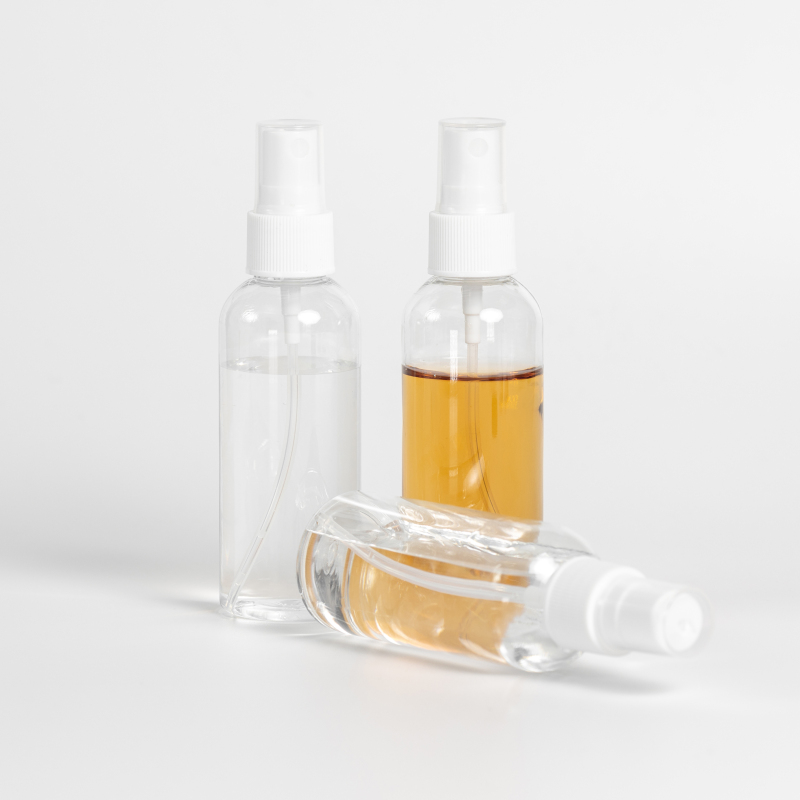 Hair Spray Bottle 50ML Clear Plastic 100ml Body Spray Bottle Fast Shipping Hair Skin Care 50ML Facial Cleanser