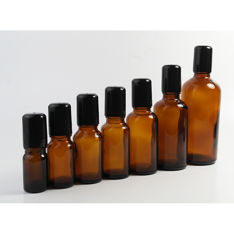 Essential Oil Bottle 10ml Best Seller 10ml Glass Roller Ball Perfume Bottle 10ml Roll on Bottle Surface Screen Printing Empty